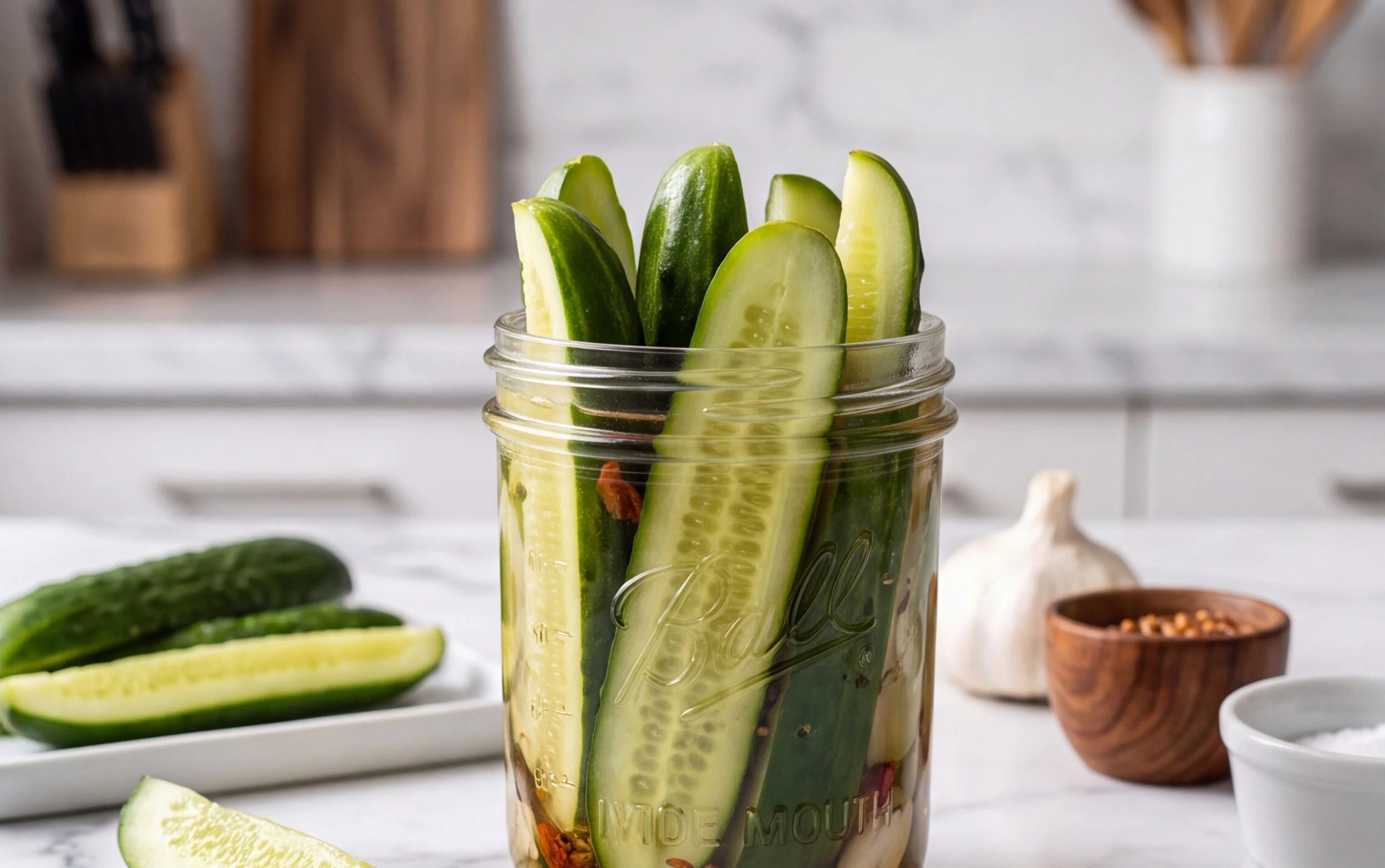 Quick Refrigerator Pickles Easy Briny Crunch